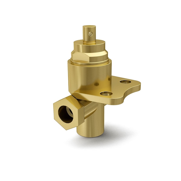VALVE - BRASS - 1/4 in. THREE-WAY - BOTTOM PORT